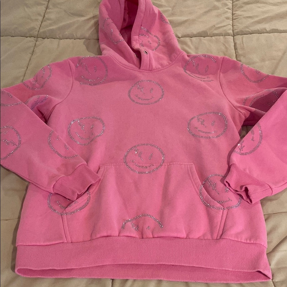 Pink hoodie - size M